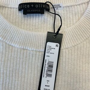 Alice + Olivia Cashmere Sweater-NWT